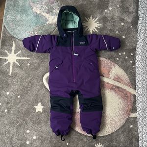 Patagonia baby snow suit